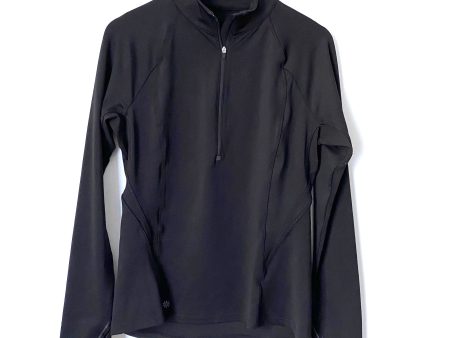 Athleta Black Zipper Pullover- Size S For Cheap