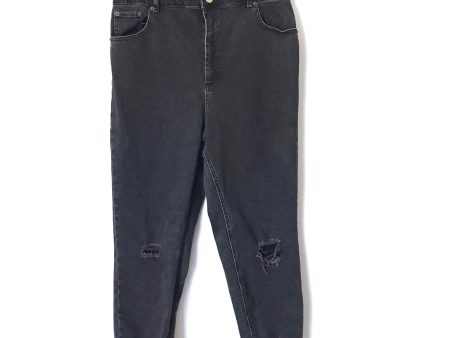 ASOS Denim Black Distressed Jeans- Size 36 (Inseam 24.5 ) (fit like 14) For Sale