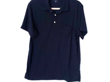 J Crew Men s Black Front Pocket Polo- Size M Hot on Sale