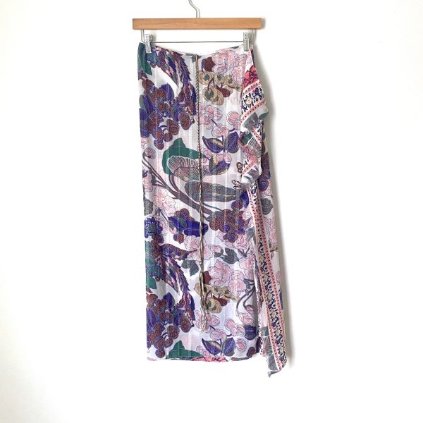 Pool to Party Floral Sheer Skirt- Size OS (see notes) Cheap