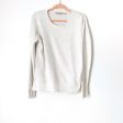 Athleta Heathered Grey Side Slit Sweatshirt - Size XS Fashion