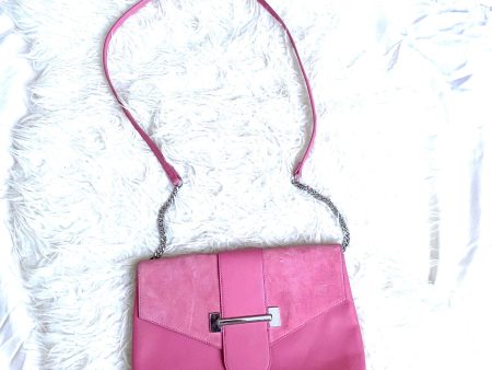 White House Black Market Pink Clutch Handbag (see notes) on Sale