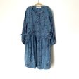 Zara Kids Blue Floral Button Up Dress- Size Girl’s 9 Supply