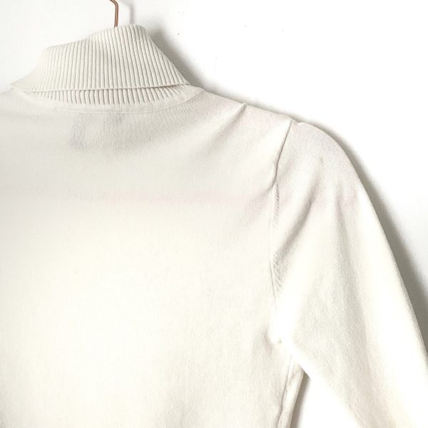 White House Black Market White Turtleneck Sweater-Size XS (see notes) Sale