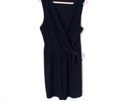 Nik & Nash Black Front Knot Romper- Size XL Online