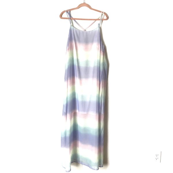 Andrèe by Unit Pastel Ombré Maxi Dress- Size 1X on Sale