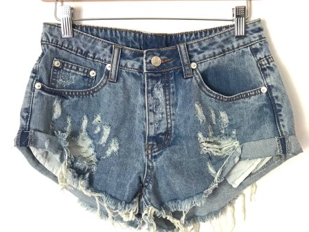 Vestique Distressed Denim Cutoff Shorts- Size S Cheap