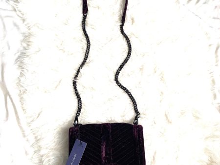 Rebecca Minkoff Dark Cherry Chevron Quilted Small Crossbody NWT Sale