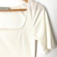 Dress Forum White Short Sleeve Top- Size S (see notes) Online Sale