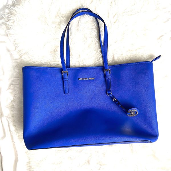 Michael Kors Large Blue Handbag (see notes) on Sale