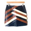 BlankNYC Faux Leather Black Brown White Mini Skirt NWT- Size 28 Online Sale