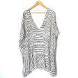 VIX Paula Hermanny Striped V Neck Cover Up- Size M on Sale