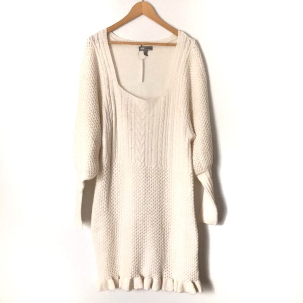 ASOS Cream Sweater Dress NWT- Size 14 Online