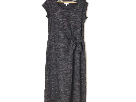 Talbots (The Oprah Magazine Collection) Grey Marled Knit Midi Dress- Size S Hot on Sale