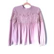 Fashion Union Purple Babydoll Crochet Blouse- Size 6 (see notes) Cheap