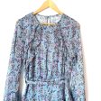 Saints + Secrets Floral Ruffle Dress with Keyhole Back- Size L Hot on Sale