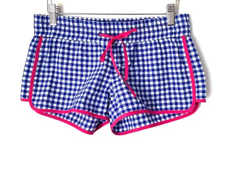 Vineyard Vines Navy Gingham Pull On Shorts- Size XS Online Hot Sale