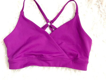 Core 10 Purple Surplice Sports Bra- Size XS Online Hot Sale