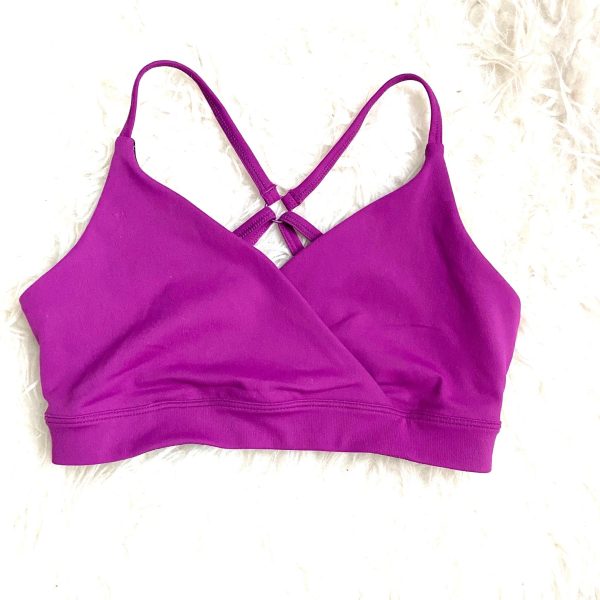 Core 10 Purple Surplice Sports Bra- Size XS Online Hot Sale