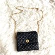 Mali + Lili Black Quilted Vegan Leather Belt Bag with Chain Strap NWT Hot on Sale