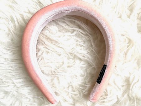 Pink Velvet Padded Headband For Cheap