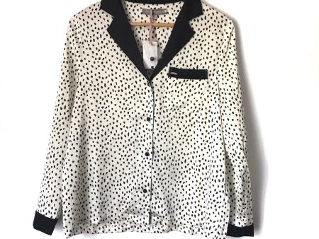 Pretty You London Dream Black White Animal Spot PJ Set NWT- Size 4-6 (sold as set) Hot on Sale