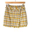 Sans Souci Yellow Plaid Mini Skirt NWT- Size S Online Sale