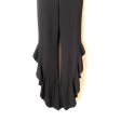 Lulus Black Strapless Ruffle Pant Jumpsuit- Size XS Fashion