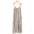 Aura Ivory Leopard Pocket Maxi Dress- Size L (sold out online) Fashion