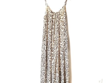 Aura Ivory Leopard Pocket Maxi Dress- Size L (sold out online) Fashion