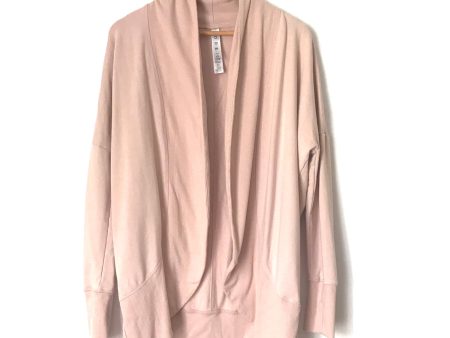 Coreio Blush Pink Rounded Hem Open Cardigan- Size XS Discount