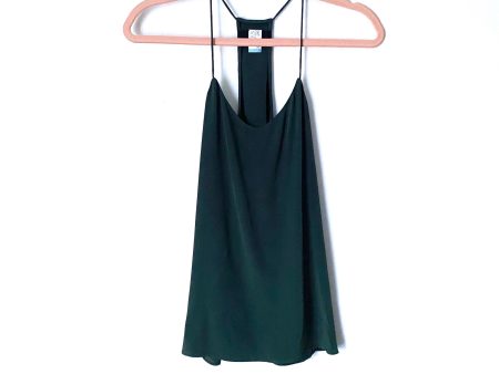 Tibi Forest Green Racerback Top- Size 0 Online now