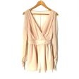 Venus Blush Romper with Sheer Split Sleeves- Size 2 Online Sale