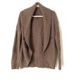 Willi Smith Brown Wool Blend Button Closure Round Hem Cardigan- Size M Hot on Sale