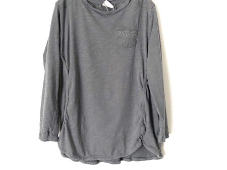 Zara Girl s Long Sleeve Embroidered Front Pocket Top- Size 8 Online Hot Sale