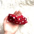 No Brand Red and White Polka Dot Headwrap Online Hot Sale