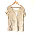 Entro Tan Tiered Babydoll Top NWT- Size S Cheap