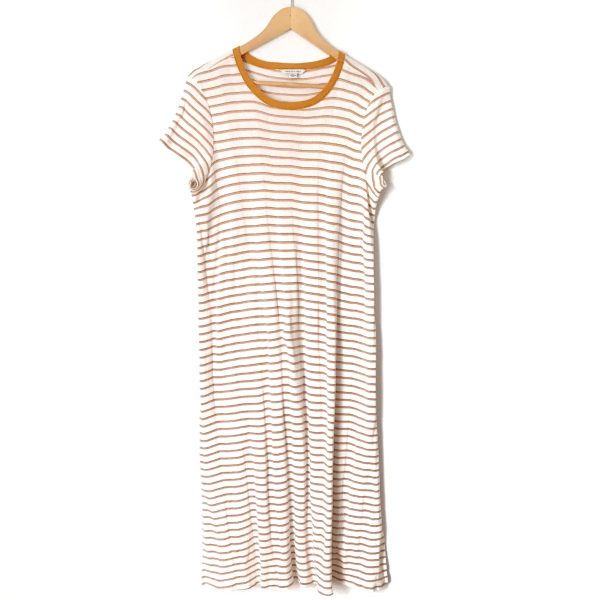 American Eagle Striped T Shirt Style Dress- Size L Online Hot Sale