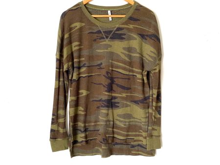 Z Supply Camo Thermal Long Sleeve Top- Size XS For Cheap