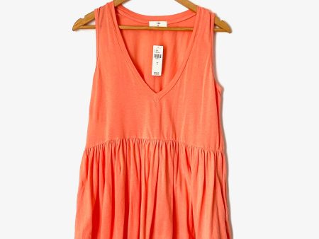 T.la Anthropologie Peach Peplum Top NWT- Size S For Discount