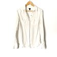 True Religion White Snap Up Blouse- Size S on Sale