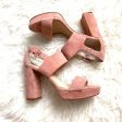 Vince Camuto Pink Block Heels- Size 7 Sale