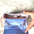 Ted Baker Pale Blue Satin Evening Handbag NWT For Discount