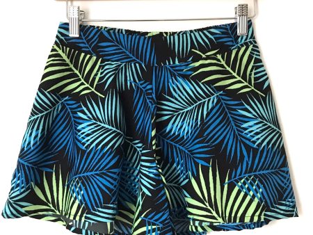 Charlotte Russe Palm Print Elastic Waist Shorts- Size XS on Sale