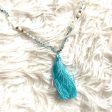 No Brand Turquoise Beaded Tassel Necklace Sale