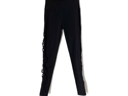 Alo Yoga Black Lace Up Side Leggings- Size ~S (Inseam 26.5”) we have matching top Hot on Sale