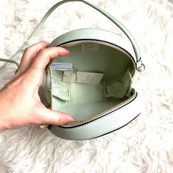 A New Day Sage Round Crossbody Bag NWT Cheap