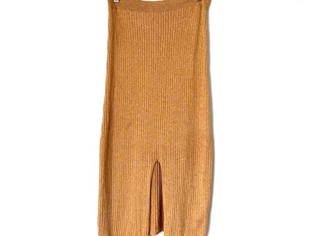 Free People Ribbed Sweater Midi Skirt NWT- Size L Fashion