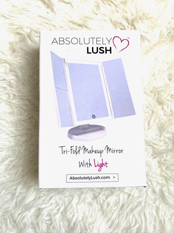 Absolutely Lush Tri Fold Makeup Mirror With Light For Discount