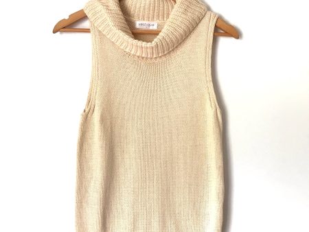 Vestique Turtleneck Sweater Knit Tank- Size S For Sale